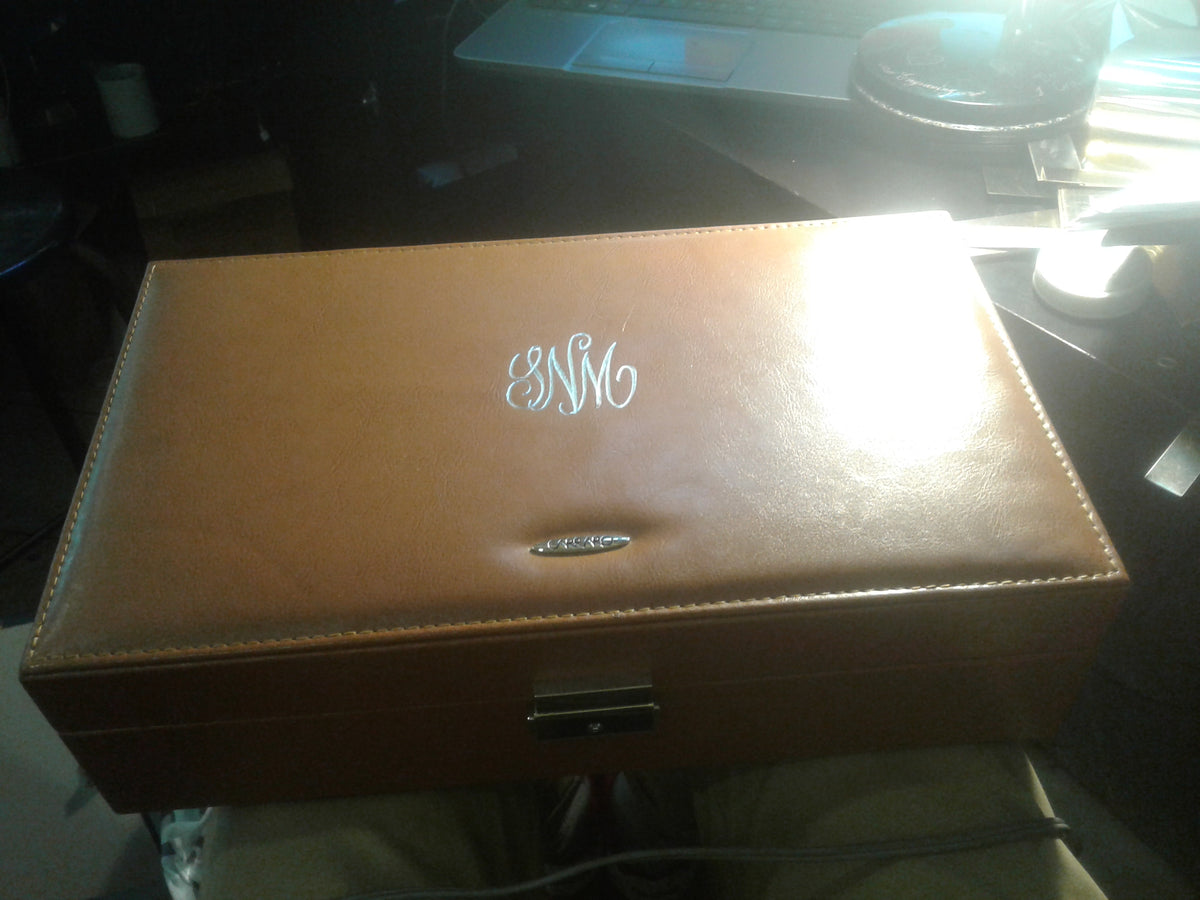 Hand Embossing onto Leather and Vinyls WHILE U WAIT gateway engravers