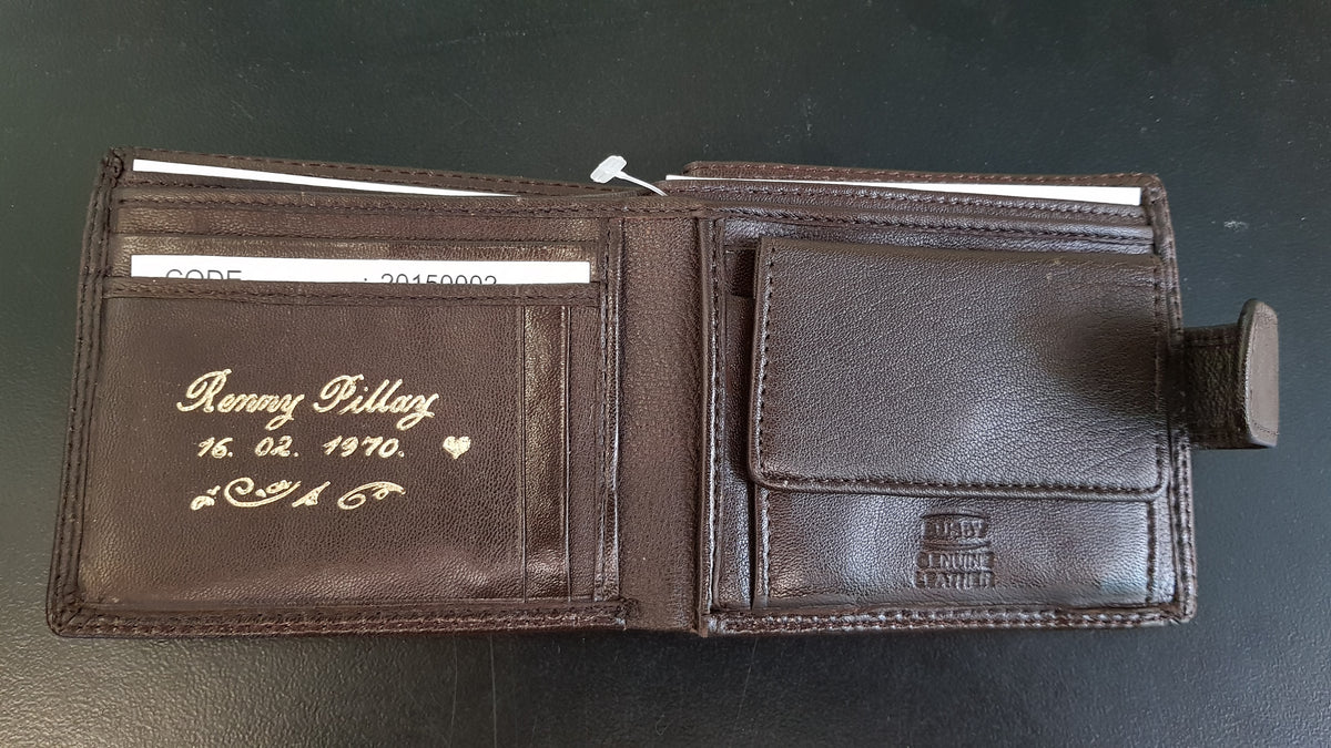 embossing onto wallets and diaries and briefcases click pic for more
