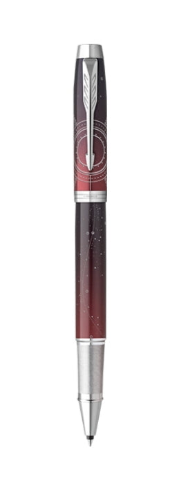 Parker Special Edition Ball point Pen ~ Portal Red Midnight Black Gradient Chrome Trim Including Engraving