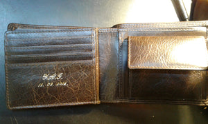 embossing onto wallets and diaries and briefcases - click pic for more