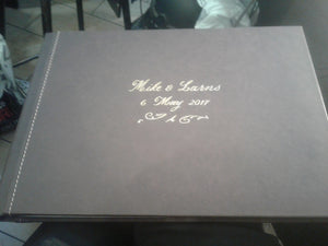 hand embossed photo album