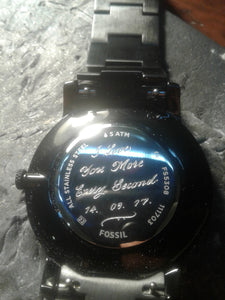 engraving  on watches this message R220