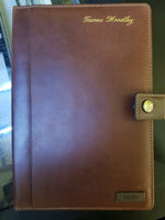 Load image into Gallery viewer, embossing on to leather folders CLICK pic for more
