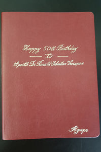 embossing onto all diaries ,filo faxes,bibles etc