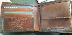 embossing onto wallets and diaries and briefcases - click pic for more