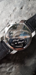 Load image into Gallery viewer, engraving  on watches this message R220
