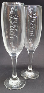 Load image into Gallery viewer, Hand engraved glassware for any occasion CLICK on PICTURE to  browse more
