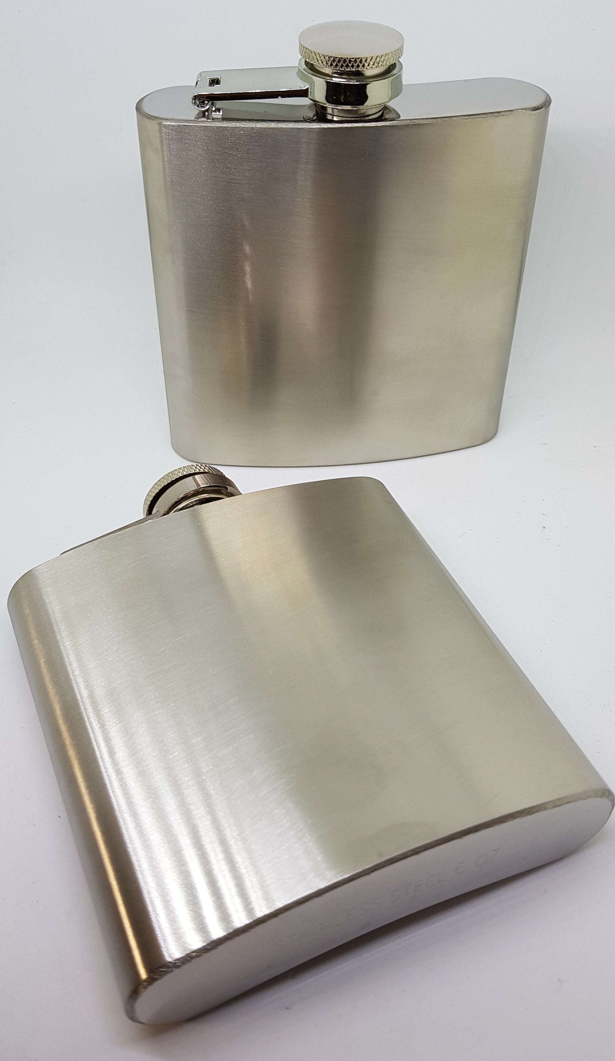 stainless steel hip flasks incl engraving