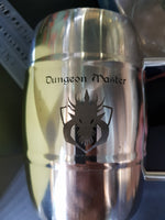 Load image into Gallery viewer, stainless steel beer tankards R400 etched with any logo
