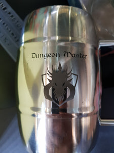 stainless steel beer tankards R400 etched with any logo