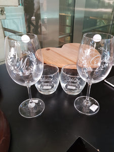 glassware ideas - personalized glassware