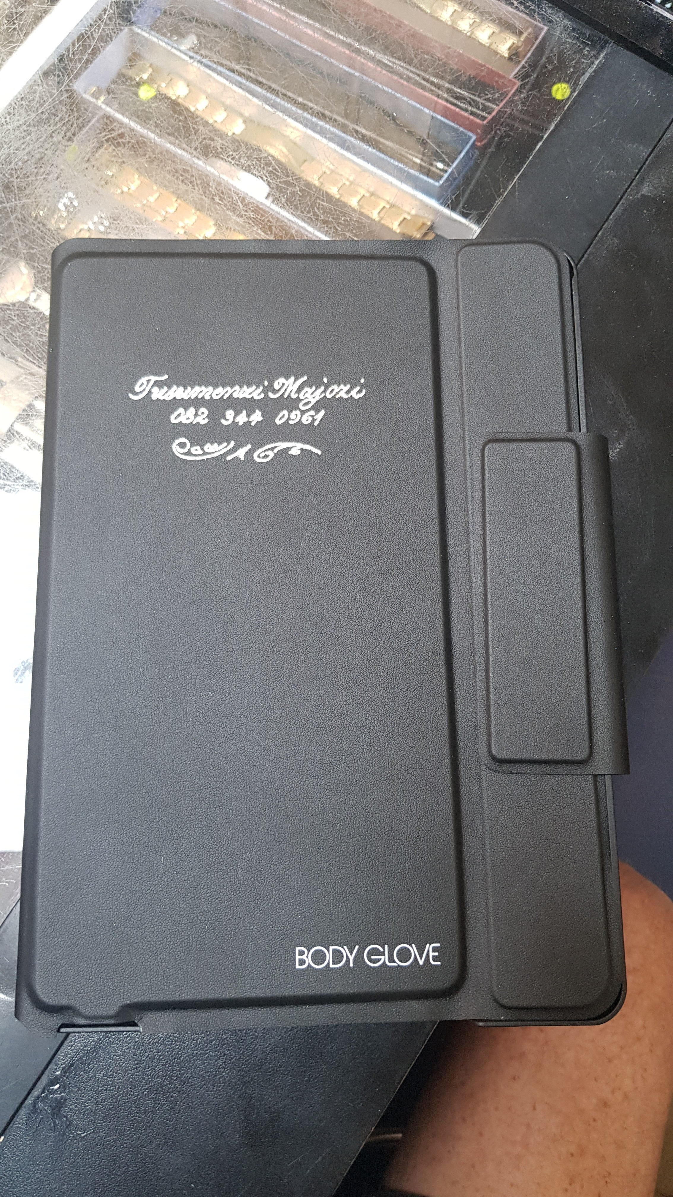 embossing onto tablet and phone covers – gateway engravers