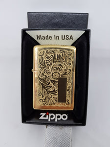 zippo brass venetian R780 incl engraving