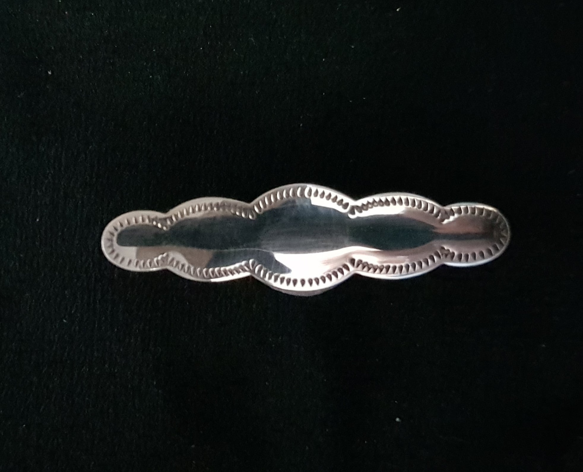 silver babys brooch incl engraving