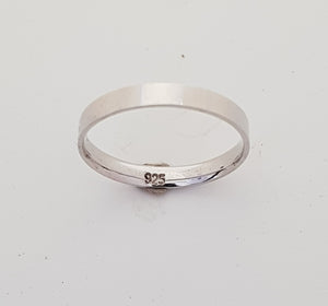 sterling silver 4mm silver ring incl engraving