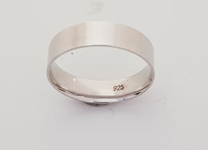 sterling silver 6mm ring incl engraving