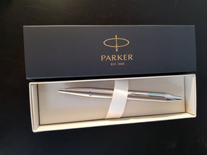 Parker Brush Silver IM Ballpoint Pen Including Engraving