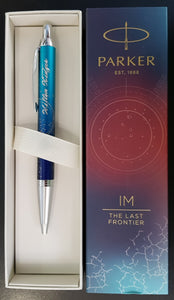 Parker Special Edition Submerge Blue Gradient ChromeTrim including engraving