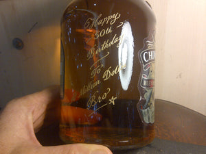 bottles engraved