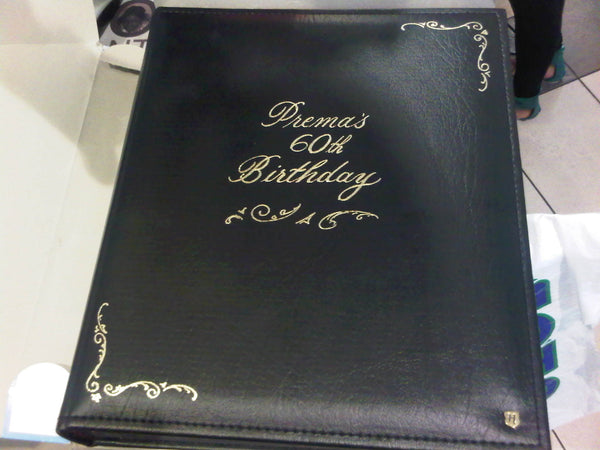 Emboss Album hand embossing onto photo albums – gateway engravers