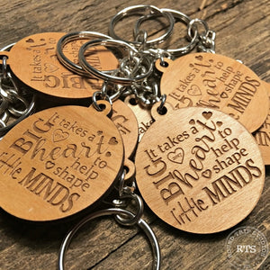 wooden keyrings